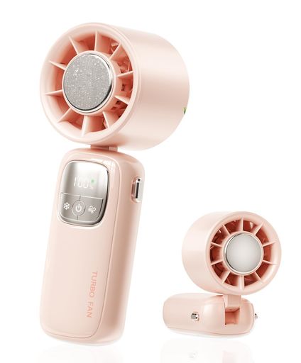 【2026新登場・瞬間冷却 -28°C&極静音設計】 Staver ハンディファン プレート静音 20dB 卓上/首掛け/手持ち/冷却 4Way 折り畳み式 LEDディスプレイ 小型 軽量 携帯扇風機 熱中症対策 持ち運び 便…