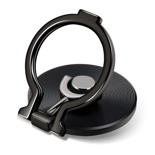 aceyoon スマホリング 薄型 360°回転 携帯スタンド 片手持ち 落下防止 強力粘着 180°水平反転 携帯リング 亜鉛合金 フィンガーリング for iPhone 16 15 for Galaxy 24 23 4-8インチスマートフォン用