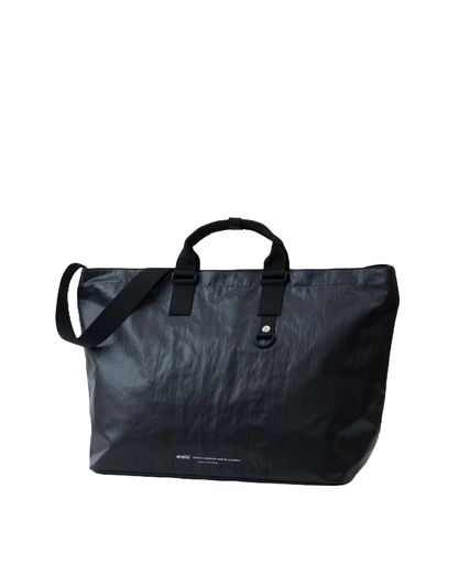 ヨコ43xタテ36xマチ22(cm) 収納サイズ:A3 持ち手長さ:35cm ショルダー紐長さ:90cm