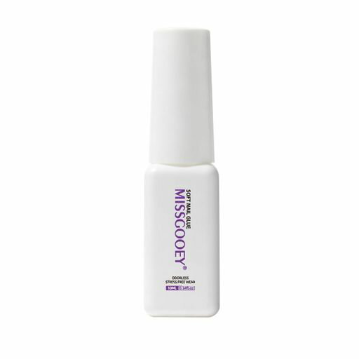 Missgooey ソフトネイルグルー 10g 無臭 ネイルチップ接着剤 付け爪用接着剤 白く...
