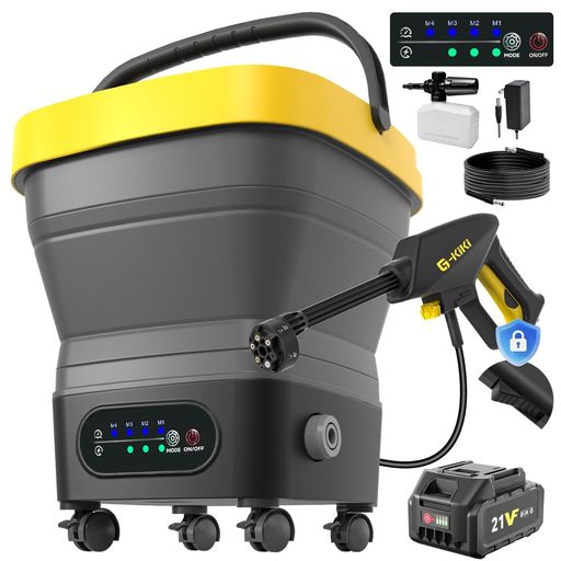 楽天市場】G-KiKi 高圧洗浄機 コードレス 充電式 8MPaの通販