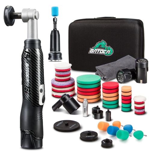 BATOCA S6 ポリッシャー ミニ コードレス 電動 車 ダブルアクション DA/RO 充電式 小型 研磨機 30/50/75mmパッド対応