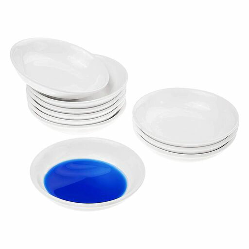 Aquafix 水彩パレット 10枚セット 塗装パレット プラスチック製 塗料皿 絵皿 絵の...