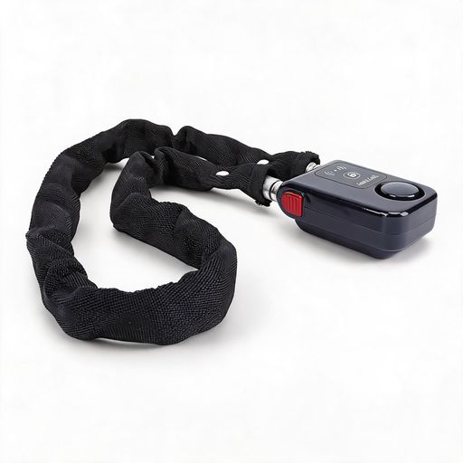 Bluetooth Chain Lock, Keyless App Unlock with Vibration Alarm, Waterproof Smart Lock for Electric Bike Motorcycle