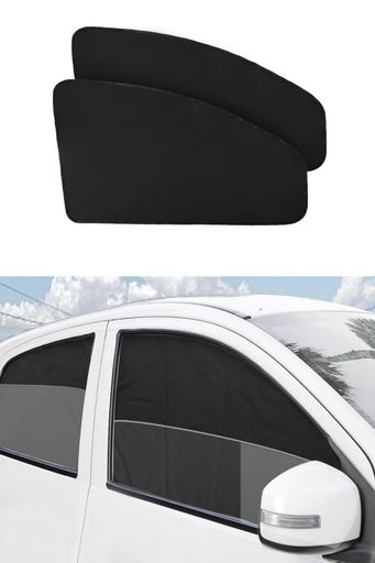 YFFSFDC車カーテンマグネット式20个磁石貼付車サンシェード2枚入(80*50cm)車窓日よけUVカット日焼け防止断熱紫外線対策プライバシー保護災害対策