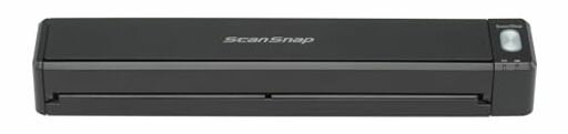 リコー PFU ドキュメントスキャナー ScanSnap iX110 (A4 片面読取 Wi-Fi対応 USB Type-C モバイル) 書類 レシート 名刺 写真 (Black)