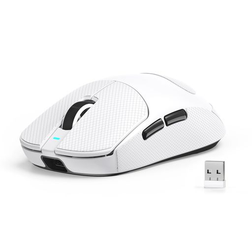 ATTACK SHARK X8SE ゲーミングマウス 3モード接続 BK52820チップ搭載 PAW3311 59g超軽量 25000DPI ホワイト