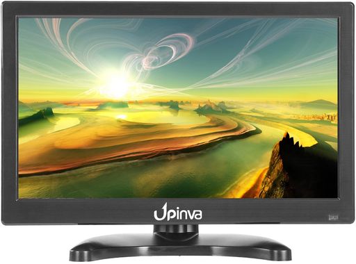 UPINVA 小型モニター 13.3インチモニター 1920X1080 モバイル 178°視野角 16:9 サブ ディスプレイ スピーカー内蔵 ポータブル HDMI VGA BNC AV入力対応 多様接続 日本語メニュー VESA対応 小型 リモコン…