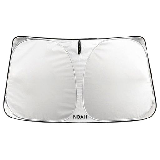 ノア 専用 車 フロントガラス用 サンシェード 145x85cm NOAH 専用ロゴ 車用 シェード サンバイザーで固定 ノア 60系 70系 80系 90系 X G S-G グレード 適用 高遮光 内装保護 日除け 内部温度下げ 収…