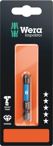 先端サイズ(mm):6、全長(mm):50 六角穴付きネジ用の高品質インパクタービット。 インパクターテクノロジーは、極端な状況下でも平均以上の耐用年数を提供します。 ビット先端の粗いダイヤモンド粒子コーティングにより耐摩擦性が向上し、ネジ頭からの抜け落ちを防ぎます。 Hex-Plus により、ネジの頭部の接触面が大きくなり、ノッチングの影響は最小限に抑えられ、ネジ頭への損傷はほぼ解消されます。