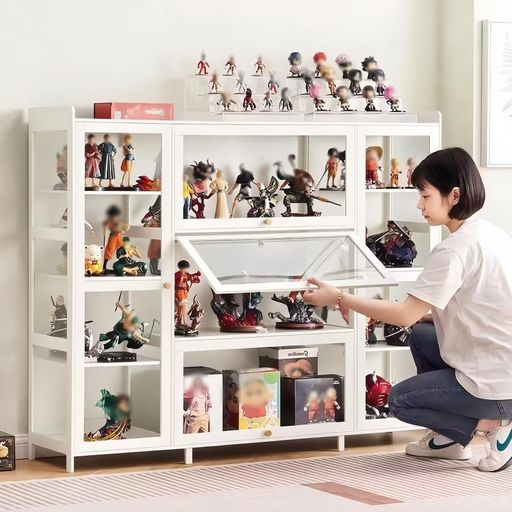 其它 - TUIYIDUO コレクションラック ショーケース フィギュアディスプレイキャビネット 大容量 ディスプレイケース 透明アクリル扉 ホコリ防止 フィギュア 手工芸品 収納ラック 組立簡単 玄関・…