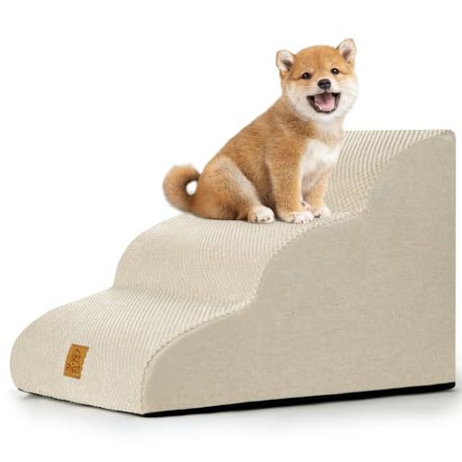犬 階段 スロープ ペットステップ 35D高反発 ドッグステップ 洗えるカバー 滑り止...