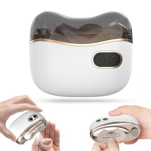 【2026年人気モデル·電動爪やすり】2段階スピード Type-C充電式 電動爪切り 自動爪切り 爪やすり 爪磨き 安全 爪傷防止 LEDライト 飛び散り防止設計 ゴミボックス内蔵 角質ケア 低騒音 超軽…