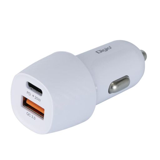 USB Power Deliveryにより最大20Wの充電が可能。 Quick Charge3.0に対応したUSB Aポート搭載。 2台同時に充電ができる2ポートタイプ(Type-C1ポート+UAB A1ポート) カーボン調デザイン採用