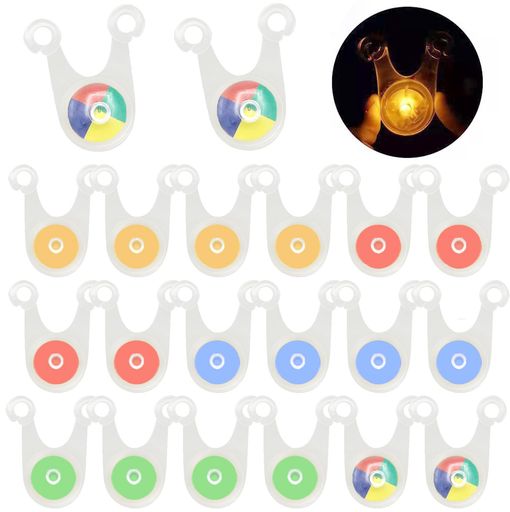 【3種類の点灯パターン】ファストー点滅、スロー点滅、点灯3モードの切り替えができます。中の電池が交換できます。 【夜間転倒防止】高い視認性で、夜間のランタンや自転車用テールライトとして安全確保に役立ちます。 【日常生活防水】ボタン電池式(テスト電池内蔵、交換可能)。長持ちの製品です。当社製品には点灯時間がより長いcr2032電池を付いています。 【取り付け簡単】シャンデリアはシリコン素材でできており、リング部分をガイドロープにかけたり、自転車のサドルに取り付けたりすれば完成です。カバーとランプユニットを取り外せば、電池交換ができます。 【幅広く使え】テントライトだけでなく、キャンプや結婚式、ペットの散歩用、ウォーキング、サイクリングなど、点灯モードを変えることによって無限の可能性を生み出します。色々な場面でも活躍のデコライトです。