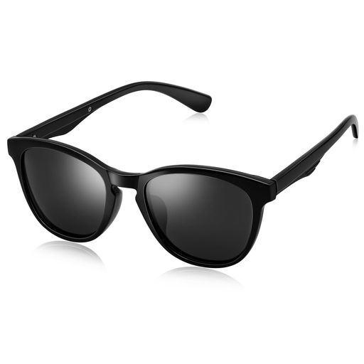  サングラス レディース メンズ uvカット 最強 偏光 車 野球 運転用 へんこう さんぐらす おしゃれ 軽い sunglasses for women men (明るい黒)