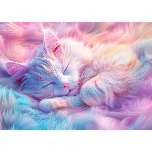 Yunlus 大人向けジグソーパズル 1000ピース かわいい猫 動物 1000ピースパズル 不...