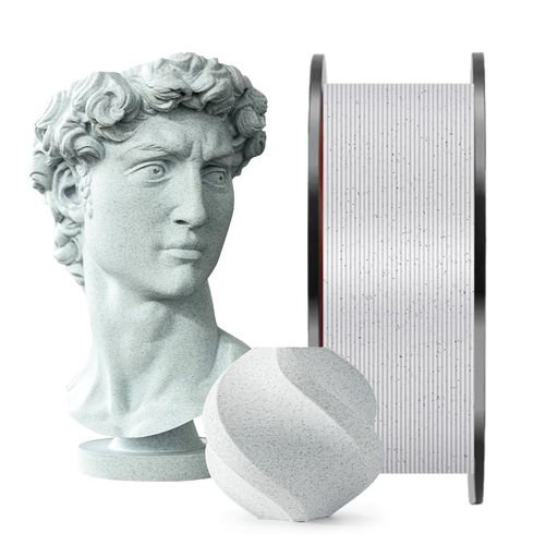 3Dプリンター用 マーブルPLAフィラメント PLA+ 1.75mm 1kg 大理石風 石目調 高強度...