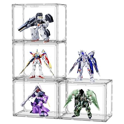 ホームブリス フィギュアケース UVカット コレクションケース 横縦積み可 透明 デ...