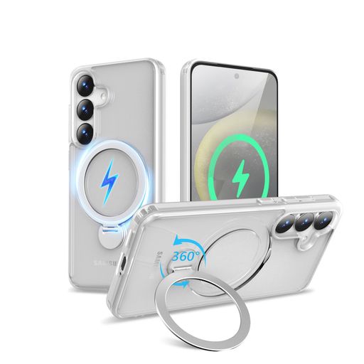 KWATUNG Galaxy S25 Plus用ケース Galaxy S24 Plus用ケース MagSafe対応 ギャラクシー S25 Plus用ケース ワイヤレス充電対応 ギャラクシー