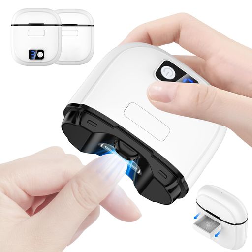 Bingoods 電動爪切り爪切り電動 自動爪切り 赤ちゃん 爪切り 3段階スピード Type-C充電式 便利 超軽量 低騒音爪切り LEDライト付き 爪磨き 爪やすり付き 簡単操作/安心/安全 …