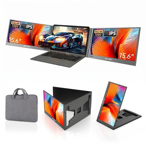 【15.6型 フルHD高画質&amp;IPSパネル】 15.6インチのIPS液晶を採用し、1080P(1920x1080)の高解像度を実現しました。100% sRGBの広色域、300ニトの輝度、1200:1の高コントラスト比により、あらゆる角度から見ても鮮明で美しい映像を提供します。 【Type-Cケーブル1本で簡単接続】 フル機能のType-Cポート(Thunderbolt/DP/SSマーク対応)を搭載したPCなら、ケーブル1本で映像出力と給電が完了します。USB-Aポート用の変換アダプタも付属しており、幅広い環境に対応します(※USB-A接続時や電力不足による画面点滅が発生する場合は、外部電源を接続してください)。 【M1〜M5 Mac/Win対応の幅広い互換性】 Windows、macOS(M1〜M5チップ完全対応)、Chrome OS、Android、Linuxなど多様なOSをサポートしています。ご使用前に専用ドライバーをインストールするだけで、瞬時にデュアル/トリプルディスプレイ環境を構築できます。