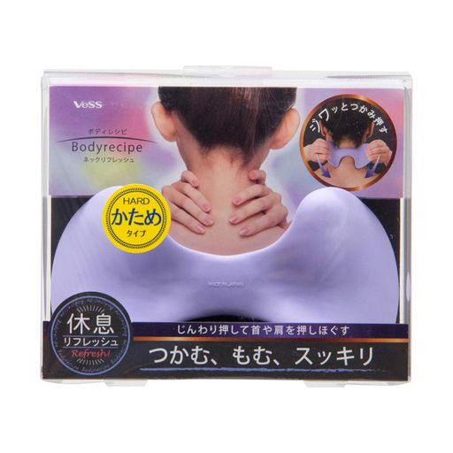 筋膜 血流制御 ぐいっと曲がって首や肩を揉みほぐす。