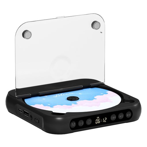 【充電式バッテリー搭載ポータブルCDプレーヤー】:このポータブルCDプレーヤーは充電式バッテリーを内蔵しているため、充電すればどこへでも持ち運べます。音楽再生中に常に充電ケーブルを接続しておく必要がなく、外出時にも持ち運びに便利です。バッテリーの持ち時間も素晴らしく、約3時間の充電で少なくとも6時間以上使用でき、まだまだ使えそうです。 【コンパクトCDプレーヤー(HiFiスピーカー・トランスミッター搭載)】このcdプレーヤーは、あらゆるリスニングニーズに応えます。Bluetoothを使ってお気に入りの曲をワイヤレスで外部スピーカーにストリーミングしたり、付属のヘッドホンを接続してプライベートに音楽を楽しんだり、内蔵のHiFiスピーカーを使用したりと、どんな使い方でもクリアで迫力のあるサウンドをお楽しみいただけます。 【内蔵ハイファイ スピーカーによる臨場感あふれる高音質】このcdラジカセは、ヘッドホンなしでも臨場感のあるサウンドを楽しめます。充電式バッテリーを搭載しているので、電源コンセントを気にすることなくどこへでも持ち運べ、LCD画面で操作も簡単です。