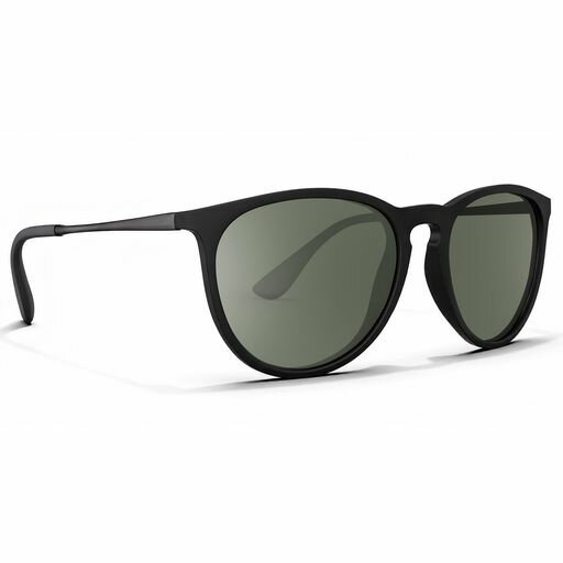  サングラス 偏光レンズ メンズ レディース ユニセックス 超軽量 tr90 UV400 運転 ドライブ 釣り用 sunglass for men women (ブラック フレーム/グリーン レンズ/ブラック テンプル)