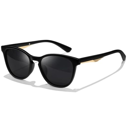  サングラス レディース メンズ uvカット 最強 偏光 車 野球 運転用 へんこう さんぐらす おしゃれ 軽い sunglasses for women men (マットブラック)