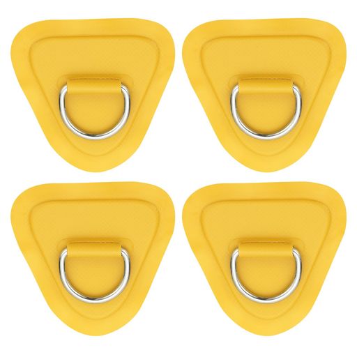カラー: イエロー; 素材: ステンレス鋼、PVC; サイズ: 9x9 cm/3.5x3.5"(長さx幅); 梱包リスト: 4個 x PVCパドルボードDリング 利点: 円形のDリングパッドはPVC素材とステンレス鋼304で作られており、耐久性があり腐食に強いです。これらのパッチは強力で、簡単に適用でき、ラフトやカヌーにギアを結ぶのが簡単になり、安全のためにグラブラインを追加するのも簡単です。 取扱説明: 取り付け前に、ボートの表面をきれいにし、Dリングパッチの裏に接着剤を塗り、軽く押し、それからボートに貼り付けます。 アプリケーション: 円形のDリングパッドは、インフレータブルボート、ラフト、カヤック、カヌー、サーフボード、スタンドアップパドルボードなどに適しています。 注意: 接着剤は含まれていません、ご注意ください。