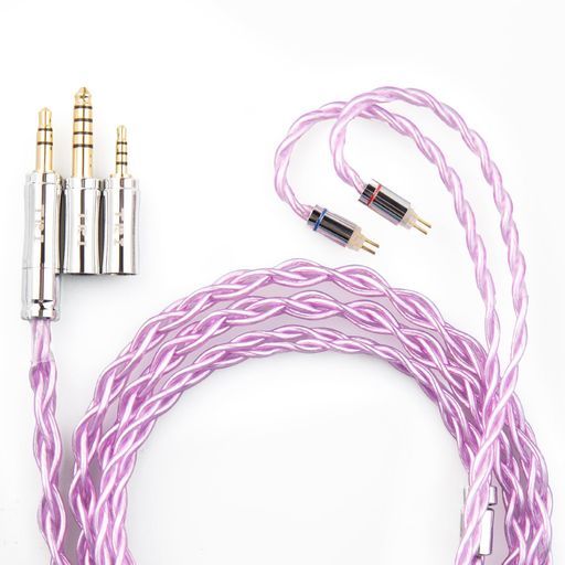 【TRI TR10】2pin りケーブル ケープル5N無酸素銅混合4 N無酸素銅銀めっき イヤホンアップグレードケーブル イヤフォン交換ケーブル KZ CCA KBEAR イヤホン適用 castor/ZSTX/ZSN/ZSN PRO/ZSN