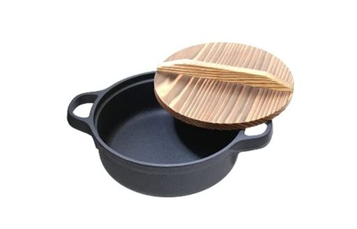 及源 南部鉄器 すき焼 餃子 鍋 16cm IH対応 CA-23
