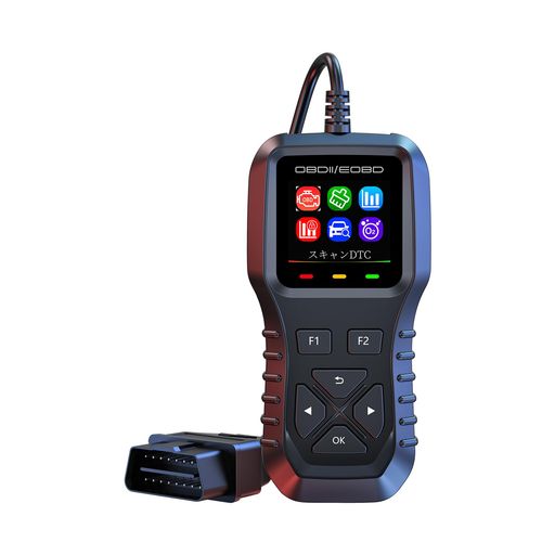 KRGNPLE obd2 診断機 自動車故障診断器 K1 日本語 故障スキャンツール エンジン警告灯 バッテリーテスト 自動車データフローをサポートする