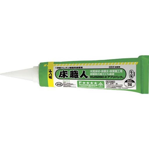 住宅 個装形態:アルミパック 性状:ウレタン樹脂系無溶剤形 標準使用量(塗布量):約1.5坪/本(口径5mm) パッケージ重量: 0.86 kg