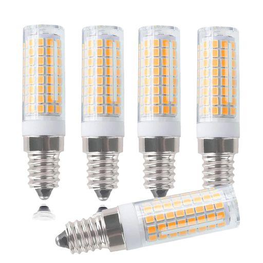 [5個入り] HXWY 新しいE14 LED 電球 7W E14口金 電球 100V 730LM 可調光 70W-75Wハロゲンランプ相当 省エネ 高輝度 電球色 3000K