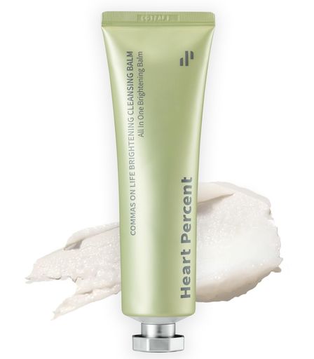 ハートパーセント(Heart Percent) コンマス オン ライフ ブライトニングクレンジングバーム Commas on Life Brightening Cleansing Balm 80ml チューブタイプ 洗顔