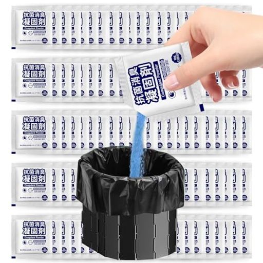 Umebana 100回分 簡単トイレ 凝固剤 個包装 抗菌 消臭 簡易トイレ 災害/非常用/携...