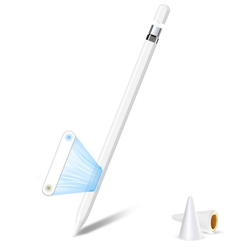 MoSpaceタッチペンiPadペンアップルペンシル超高感度極細iPhone/iPadから充電可能軽量耐摩傾き感知/誤作動防止/磁気吸着機能対応スタイラスペン2018年以降iPad/iPadPro/iPadair/iPa