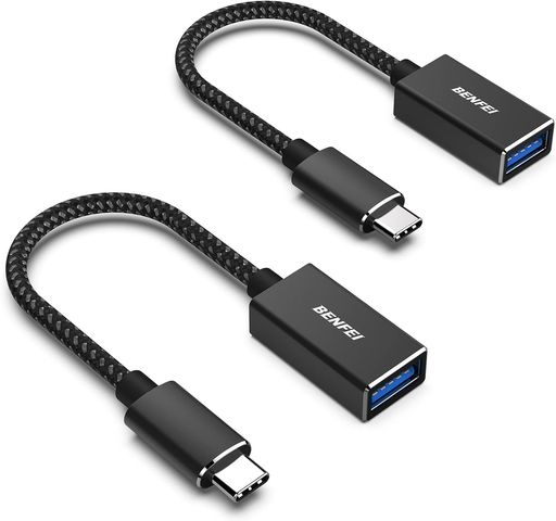 BENFEI USB-C - USB 3.0 アダプター 2個セット 最大5Gbps高速転送 TypeC to USB-A...