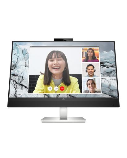 HP M27 ウェブカメラモニター - 5MPカメラ、スピーカー、ノイズキャンセリングデュアルマイク内蔵 - Eyesafe 27インチ フルHDディスプレイ - USB-C & USB-Aポート - 高さ/回転調整