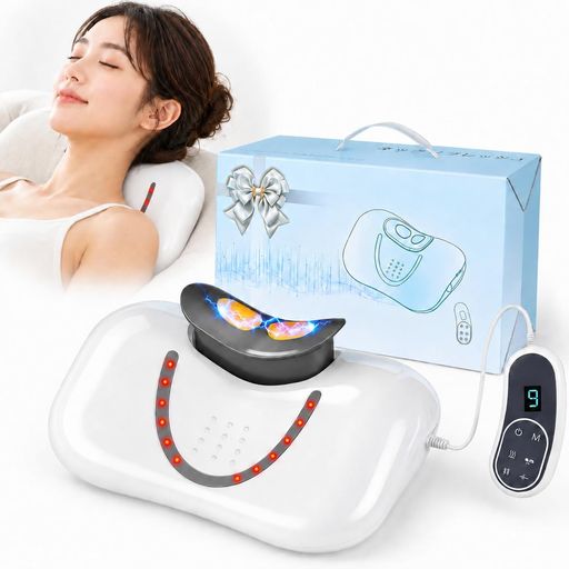 💠【9段階の精密エア昇降|ミリ単位のカスタムフィット】革新的なスマートエアポンプ技術により、高さを9段階で微調整可能です。固定式の枕では味わえない「自分だけの高さ」を実現。エアバッグが首元を優しく押し上げ、安定した休息をサポートします。浮き上がるような浮游感で、日常の重圧から解放されるひとときを。 🔥【ハイブリッド温熱システム|2つのアプローチ】中央の電極シートによる「速暖ヒーター」と、U型エリアの「遠赤外線ユニット」をダブル搭載。電极部分は3段階の温度調節が可能で、素早くリフレッシュ。遠赤外線は目に見えない穏やかなエネルギーで、首周りを優しく包み込みます。※遠赤外線は物理的な熱を感じにくい仕様ですが、深層へのアプローチを目的としています。 ⚡【EMSパルスx多周波振動|深層リフレッシュ】独自の低周波EMS(パルス)が、普段動かさない部分に心地よい刺激を届けます。さらに多周波振動機能を搭載し、多角的にケア。3つの自動プログラム(リラックス・バランス・ディープ)により、ボタン一つでその日のコンディションに合わせた最適なプログラムがスタートします。