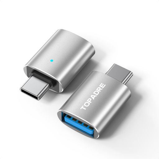 TOPADRE usb c 変換アダプタ 2個セット 充電と高速転送 5Gbps USB-C & USB 3.2 usb 変換アダプタ MacBook Pro/MacBook Air/iPad Pro/iphone/Galaxyなどに対応 Type-C