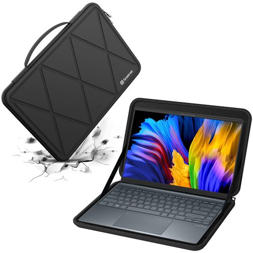 【仕様】スリーブ品番:M43T/X8039T、スリーブ内寸:33.5x22.3x2 cm(13.19x8.78x0.79 インチ)、スリーブ外寸:35.3x25x2.7 cm(13.9x9.84x1.06 インチ)、重量:約523 グラム 【互換性】14 インチ ASUS Chromebook C425/Zenbook 14 UM425QA; 14 インチ DELL Latitude 7430 Laptop or 2-in-1; 14 インチ ACER Swift 3 SF314-512-53L0 【衝撃防止】ハードスリーブ本体に強化された衝撃吸収パッド層を内蔵。バックパックやスーツケースに収納した際の不意の衝突や偶発的な傷付きから、ノート PC をしっかり防御します 【撥水・耐久性】280g高密度ナイロンライクラ素材を採用。表面の撥水加工が水しぶきを効果的に防ぎ、汚れてもそのまま洗濯可能で、お手入れは簡単です。 【ブランド理念と選び方】Smatreeは、すべてのノートパソコンに「ぴったりの保護」を追求するパイオニアブランドです。2,000機種以上に対応した100種類以上の精密サイズを開発。