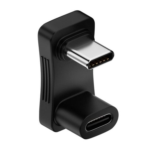 chenyang USB Cエクステンダーアダプター USB Cオス-メス 180度角度付きアダプター...