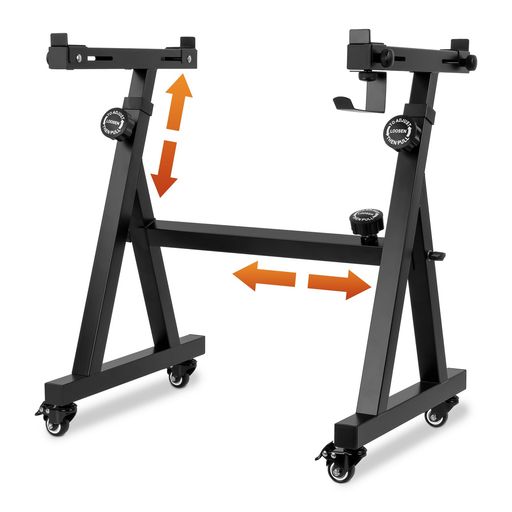【頑丈な構造と高品質素材】STRICH SKT-02S ピアノスタンドは、精密設計された鉄製金属と厚みのあるコーティングを採用し、1.4インチのチューブ径で優れた耐久性と安定性を実現しています。最大250ポンド(約113 kg)の重量まで耐える設計で、キーボードや電子ピアノをしっかりとサポートし、保護します 【優れた互換性】STRICH SKT-02S キーボードスタンドは、幅21.7~35インチ(約55~89 cm)の調整可能な設計で、54鍵、61鍵、88鍵の電子ピアノやキーボードに対応しています。高さも23.6~36.6インチ(約60~93 cm、ホイールとフットパッド含む)で調整可能で、座って演奏する場合も立って演奏する場合も最適なポジションを提供します。 【強化された安全機能】STRICH SKT-02Sは、キーボード保護設計を採用し、4つの調整可能なキーボードクランプ、接触面のスポンジパッド、2本の安全ストラップを備えています。これにより、360°の保護を実現し、演奏中も楽器が安全で安定した状態を保ちます。