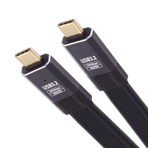 NFHK USB-C USB 3.1 Type C メス - USB 3.0 Type-A オス 90 度下向き角度ロープロ...