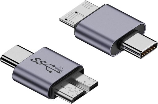 Type C Gen2アダプター、USB C - Miccro-Bアダプター、USB外付けハードドライブアダプター、HDD、ラップトップ、コンピューター用モバイルハードディスクデータケーブルアダプター