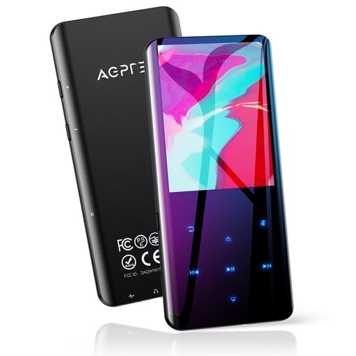 AGPTEK MP3プレーヤー Bluetooth5.2 2.4インチ液晶画面 32GB内蔵 スピーカー搭載 F...