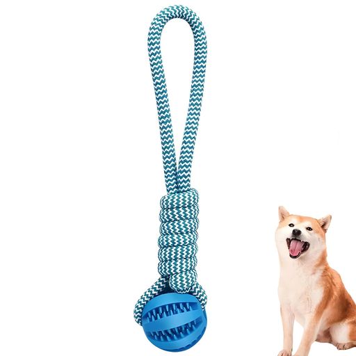 咀嚼 【最適な仕様と寸法】:犬用おもちゃのボールは、直径約 5cm、全長約 33cm の設計です。ボールは TPR 素材を採用しており、革新的で耐久性に優れ、環境にやさしく、毒性が全くありません。このゴム素材により、ほとんどの小型犬が遊んだり、訓練をしたり、噛んだりするのに最適です。​ 【鮮やかな色彩で興味を引く】:このロープボールは明るく鮮やかな色合いを持っており、ペットの注意を簡単に引きつけることができます。複数のカラーコンビネーションから選択することが可能で、この犬用おもちゃのボールを使って犬と遊ぶことで、主人と犬との関係を一層良くすることができます。​ 【優れたトレーニングツール】:テザーボールは子犬のトレーニングに非常に適したツールです。子犬は楽しみながらインタラクティブに学習することができるだけでなく、各種スキルの向上にも大いに役立ちます。ボールを転がしておやつが落ちるのを待ったり、ボールを投げて回収したりする過程を通じて、子犬は忍耐力を養い、報酬を期待する感覚を身につけることができます。また、周囲の環境を探索し、問題を考える能力を高めるよう促します。